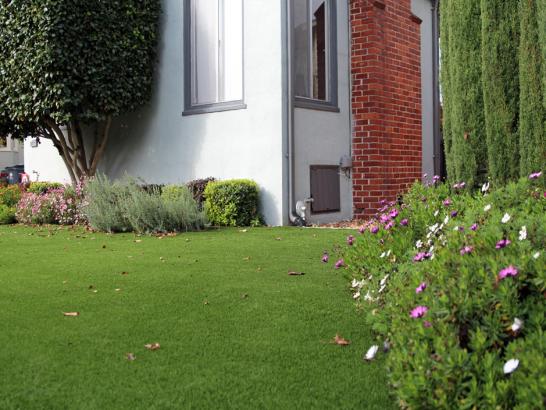 Artificial Grass Photos: Installing Artificial Grass Mission Hills, California Paver Patio, Front Yard Landscaping
